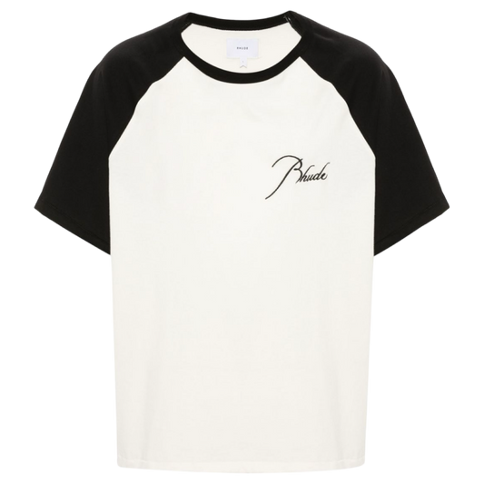 Rhude Raglan Tee (Black/Off-White)