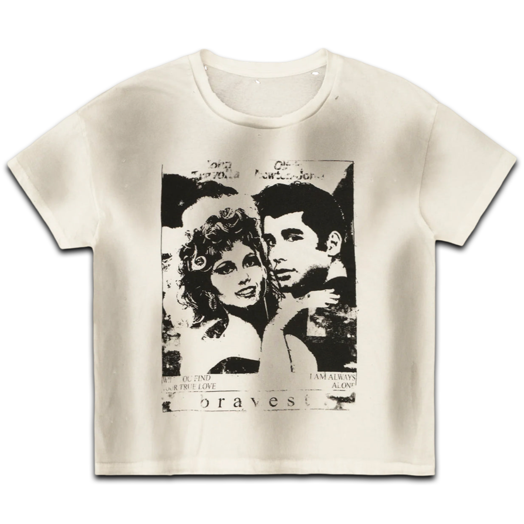Bravest Studios ‘Greaser’ Vintage Tee (Dirty White)