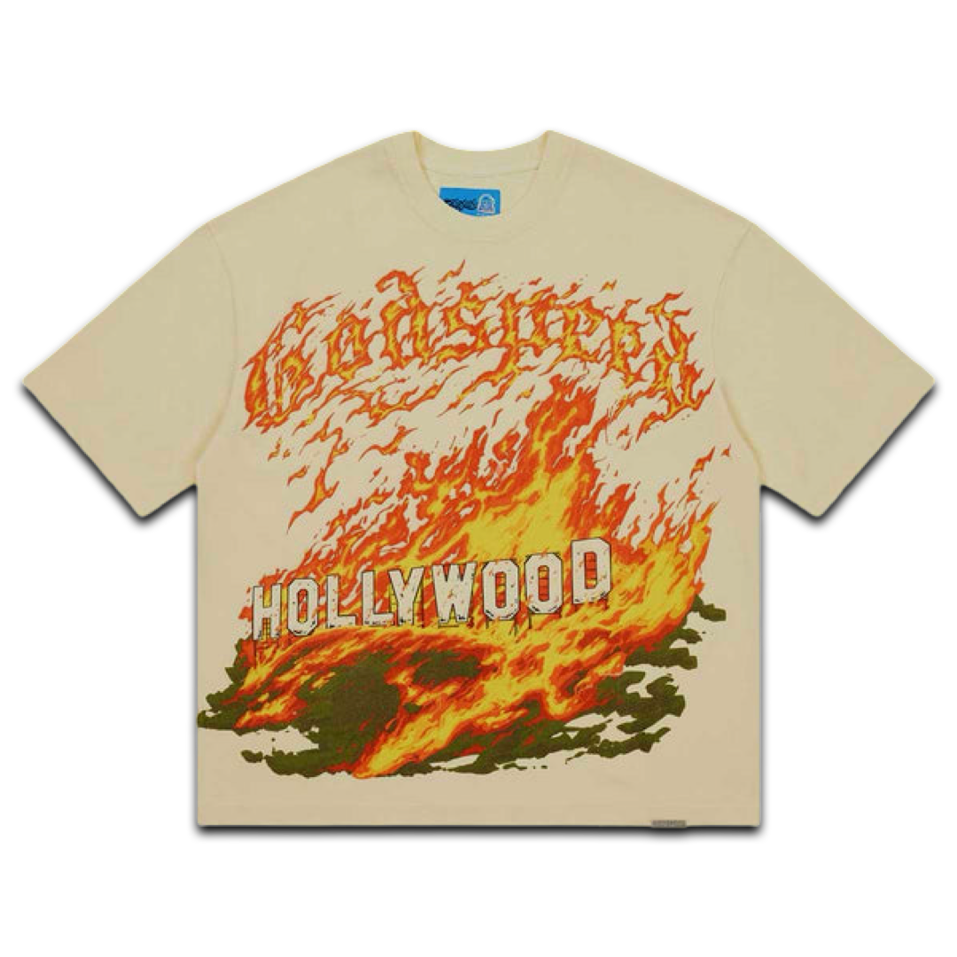 Godspeed Hollywood Inferno Tee (Cream)