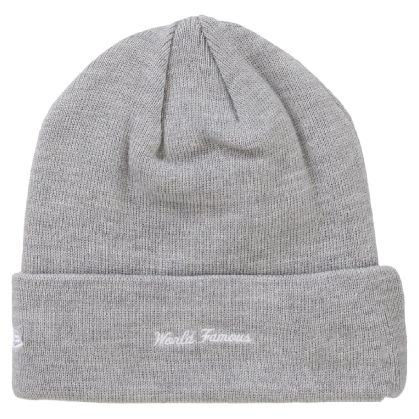 Supreme New Era Box Logo Beanie (Heather Grey)