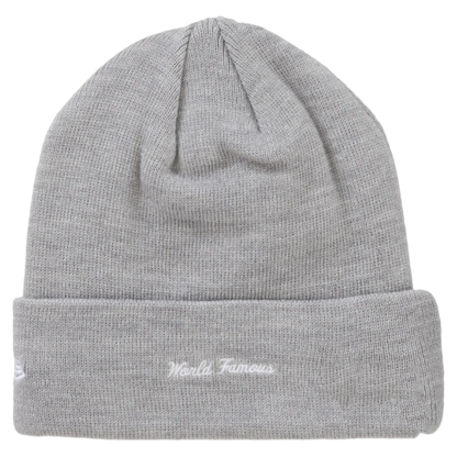 Supreme New Era Box Logo Beanie (Heather Grey)