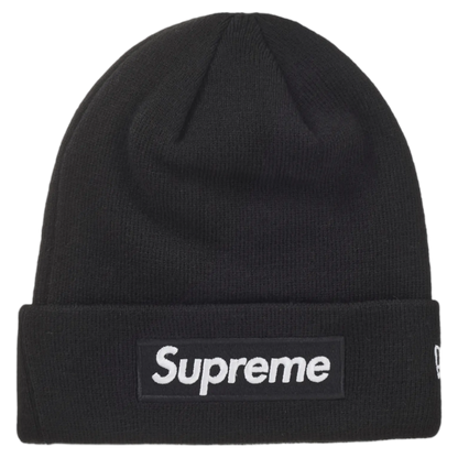 Supreme New Era Box Logo Beanie (Black)