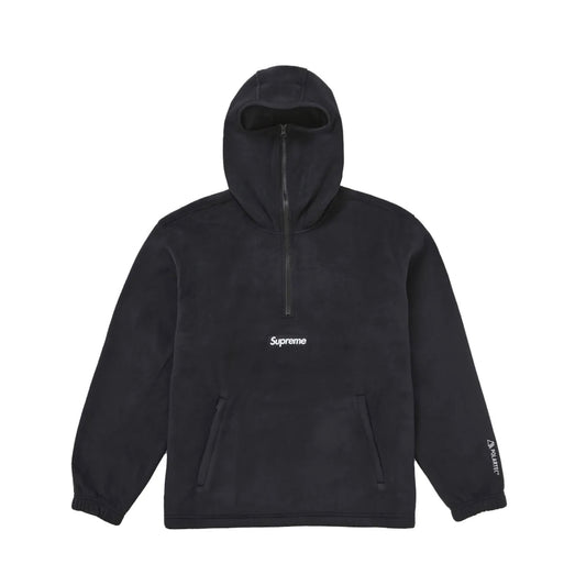 Supreme Polartec Facemask Half Zip Hooded Sweatshirt (Black)