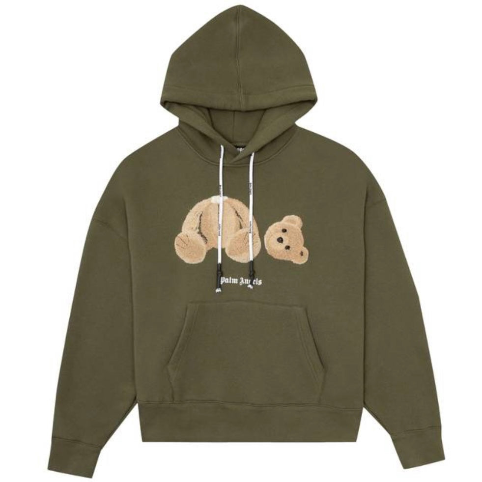 Palm Angels Bear Hoodie “Military Brown”