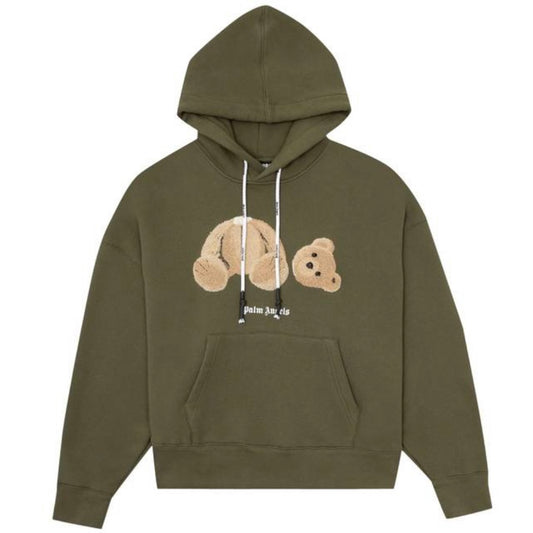 Palm Angels Bear Hoodie “Military Brown”