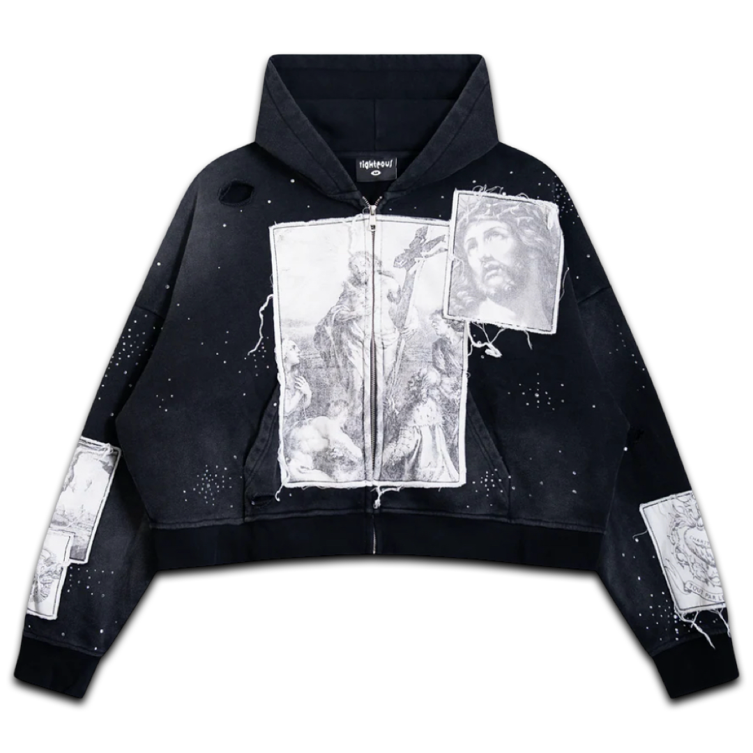 Righteous "Divine Canvas" Zip Up Hoodie
