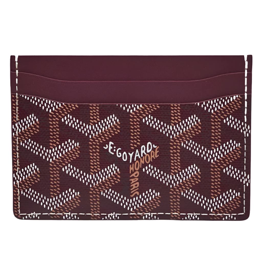 Goyard Men's Wallet-purses "Red and Burgundy"