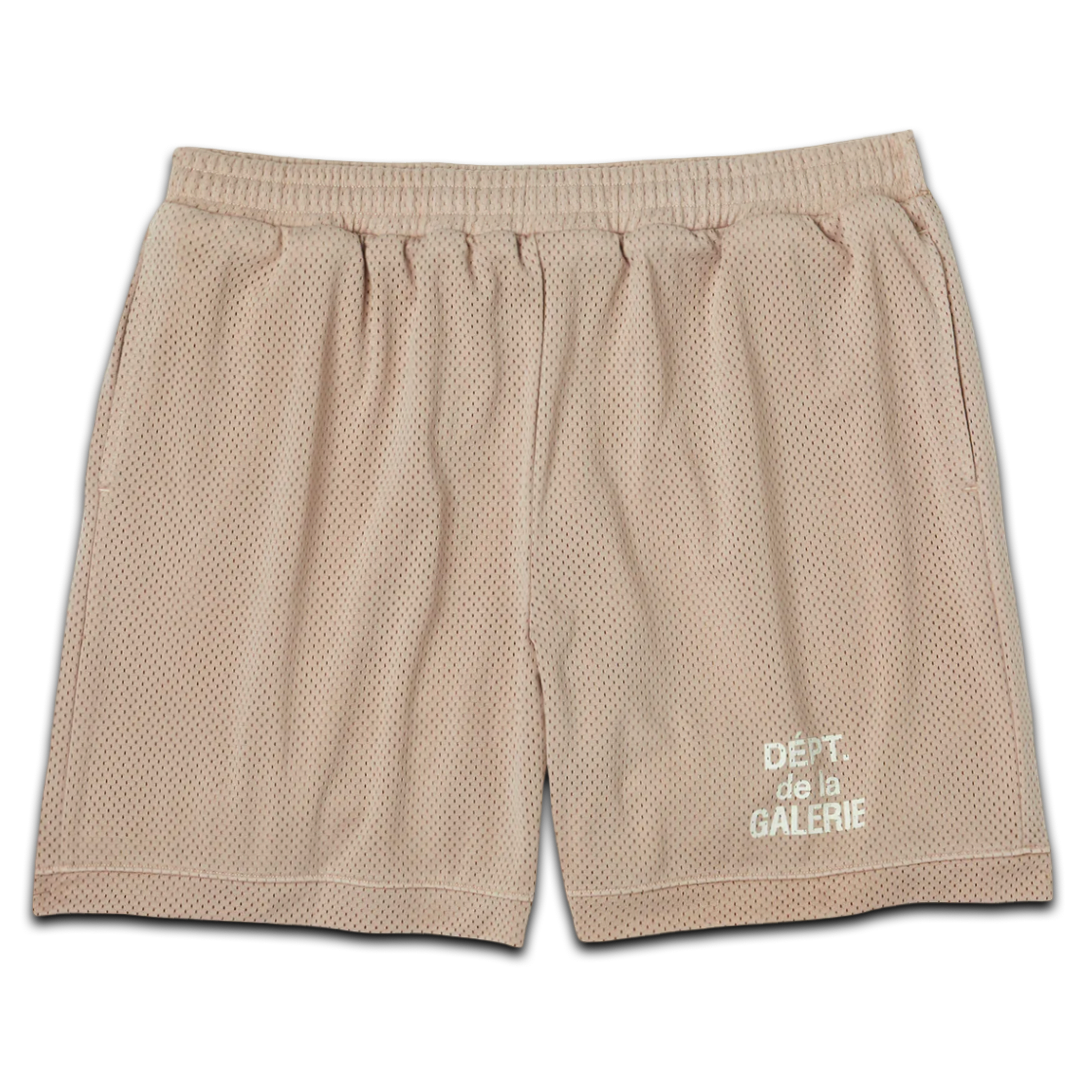 Gallery Dept. French Logo Mesh Shorts (Tan)