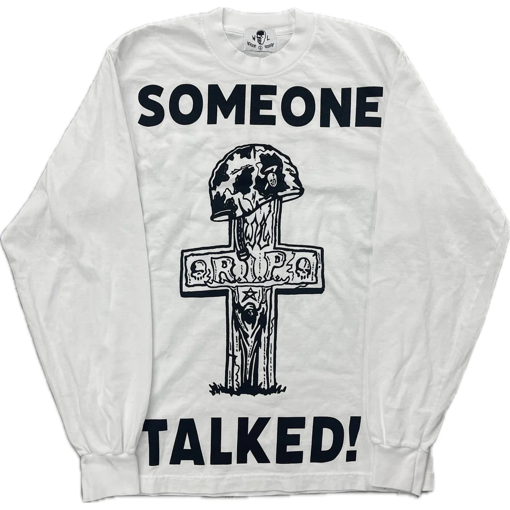 Warren Lotas "Someone Talked" Tee (White)