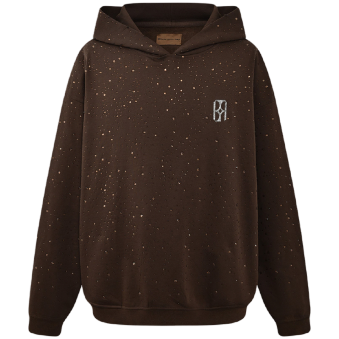 Birth of Royal Child ‘20k Swarovski Diamond’ Hoodie (Brown)