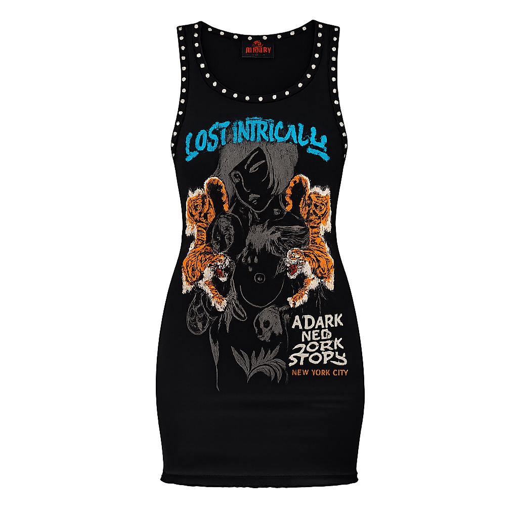 Lost Intricacy Twin Tiger dress