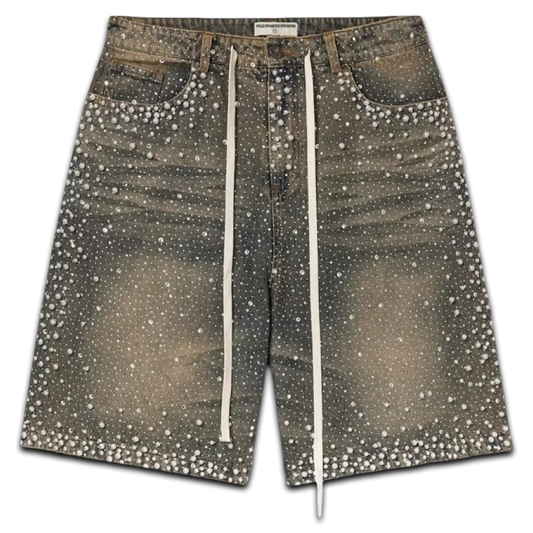 Vale ‘Rainstorm’ Jean Shorts (Mid Wash)