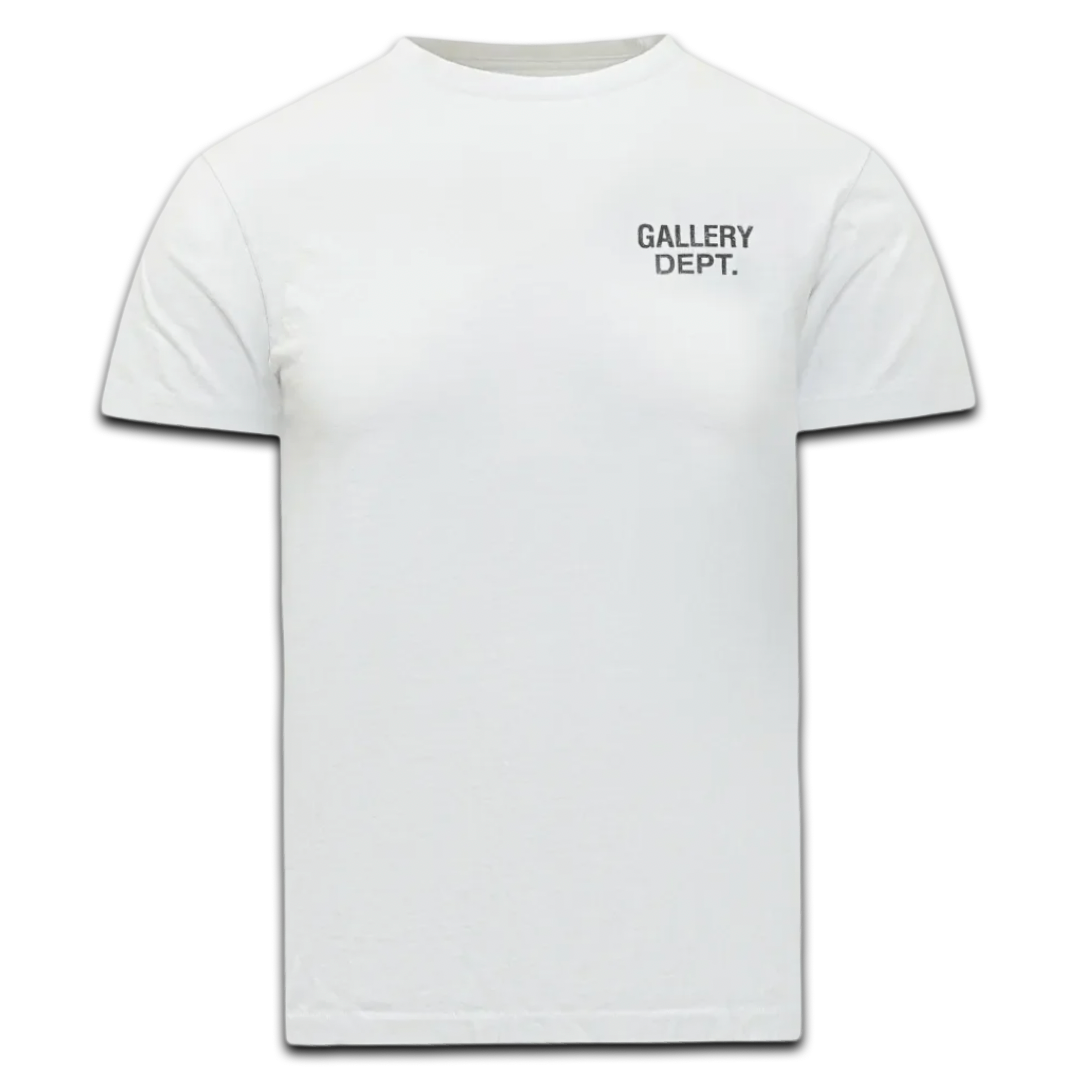Gallery Dept. Gold Dusty Logo Tee (White)
