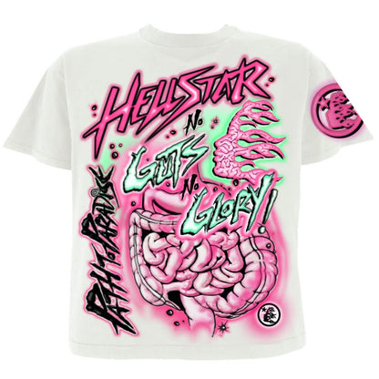 Hellstar No Guts No Glory Tee White