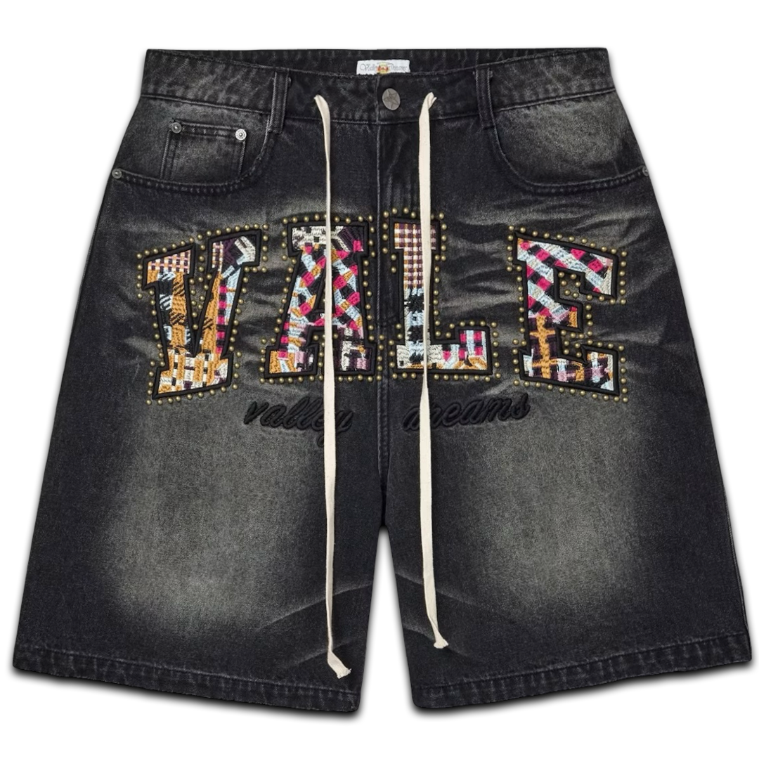 Vale Forever "What The” Jorts (Black)