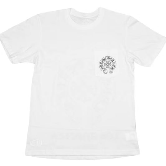 Chrome Hearts Scroll Pocket Tee (White/Black)