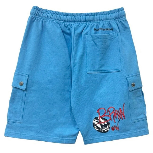 Chrome Hearts Matty Boy Blew Me Shorts "Blue"