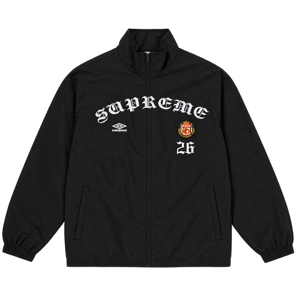 Supreme x Umbro Cotton Ripstop Track Jacket 'Black'