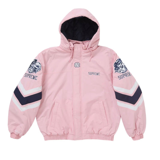 Supreme Mitchell & Ness NCAA Hooded Sweatshirts (Pink)