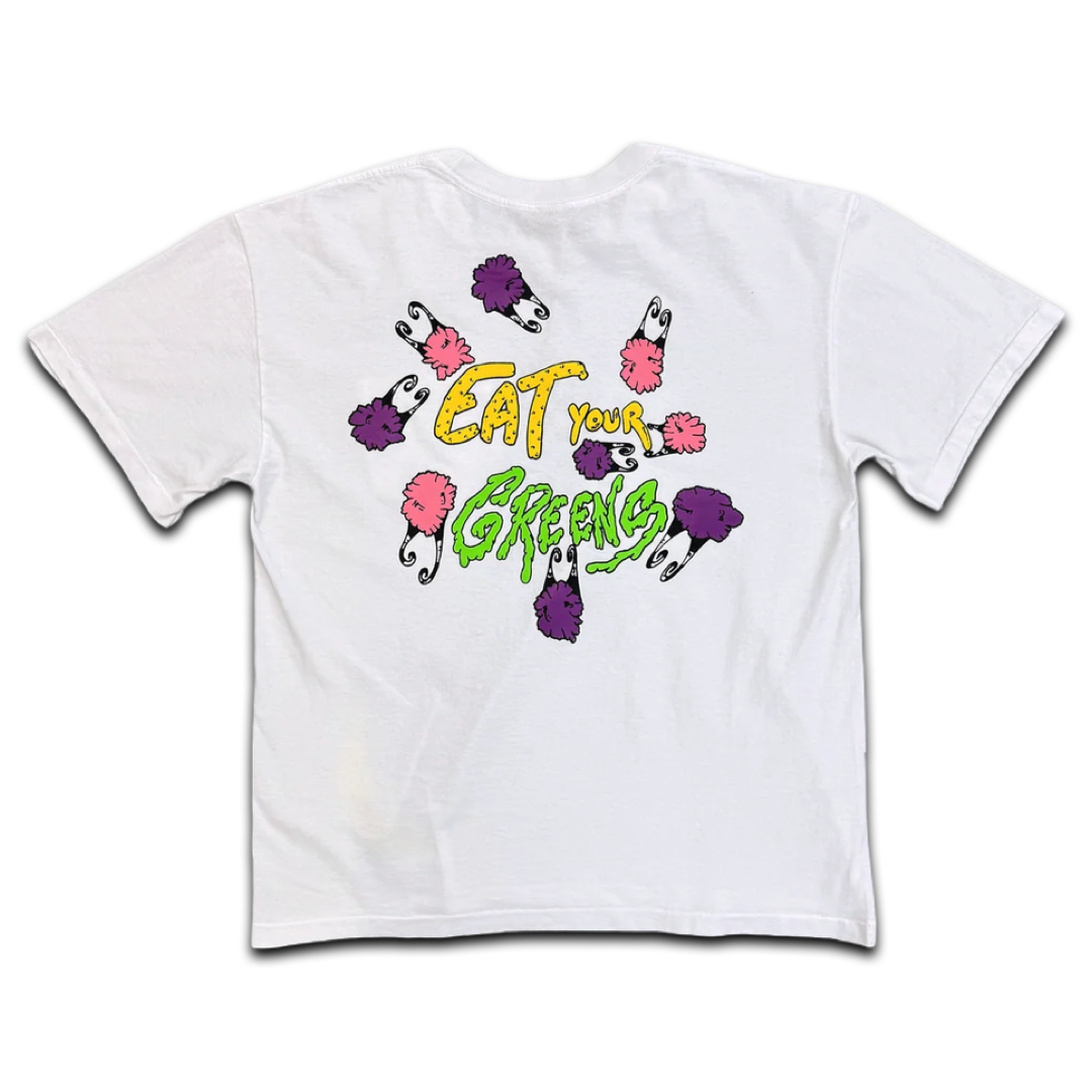 Matty Boy Anti Promo Eat Your Greens Tee (White)