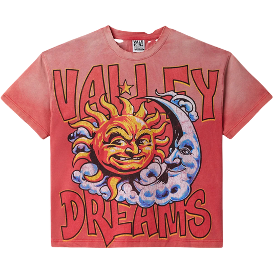 Vale Thrashed ‘Sun’ Tee (Red)