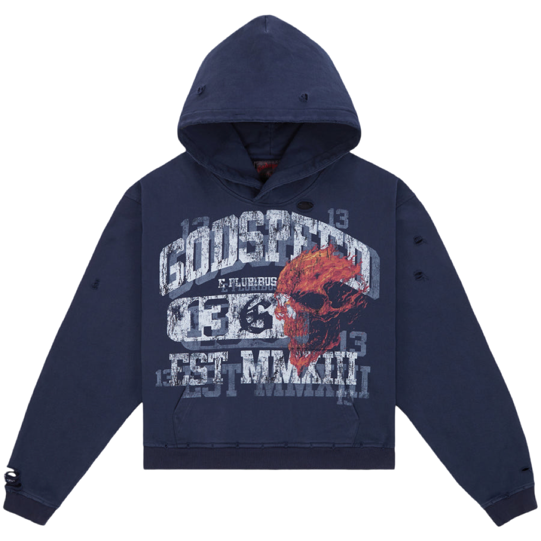 Godspeed Seeing Double Hoodie (Navy)