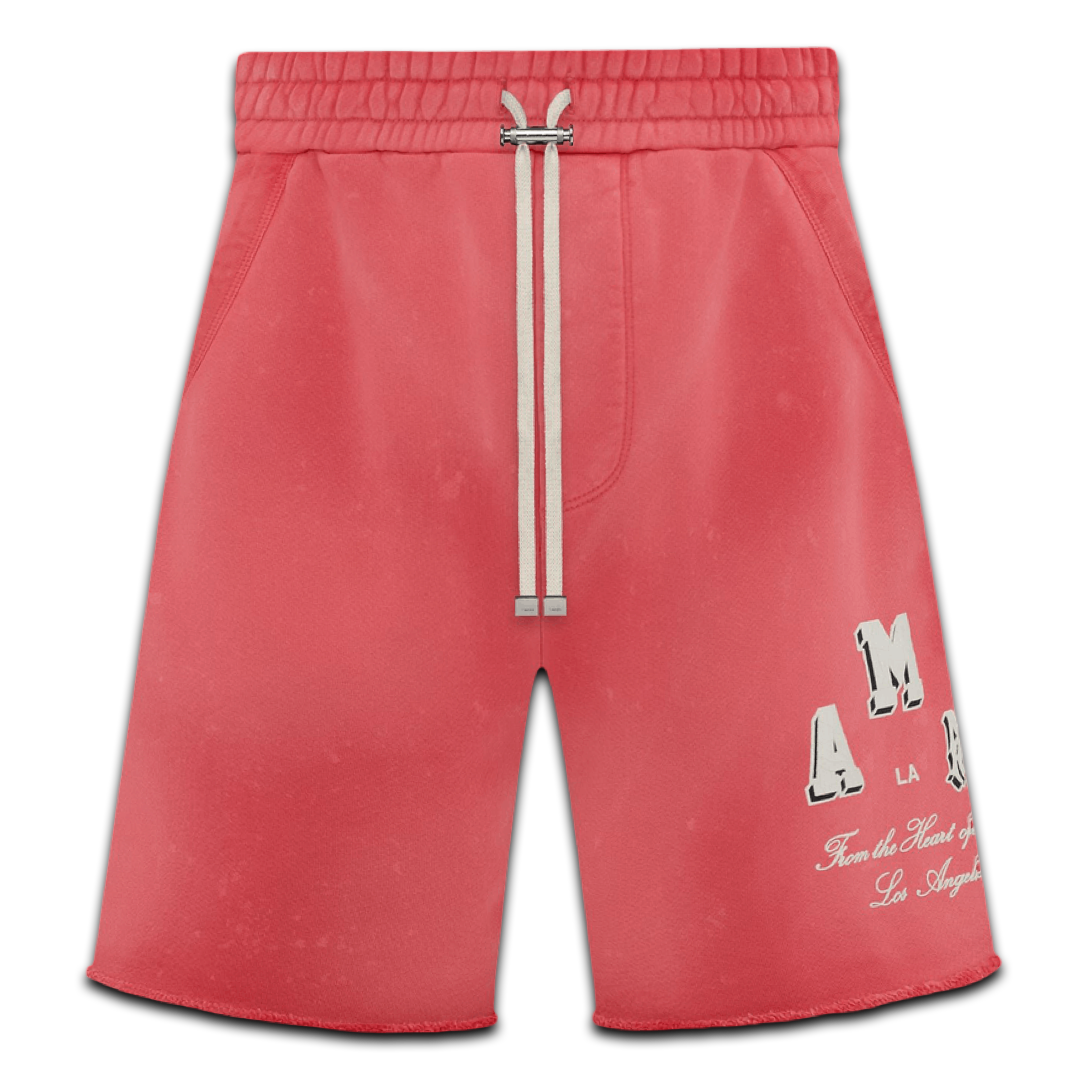 Amiri Vintage Collegiate Shorts (Red)