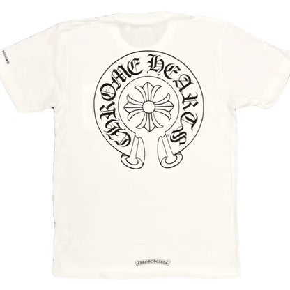 Chrome Hearts Scroll Pocket Tee (White/Black)