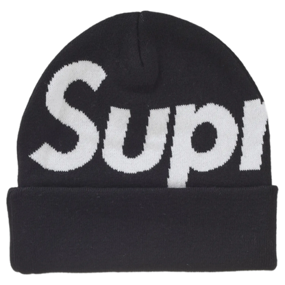 Supreme Big Logo Beanie (Black)