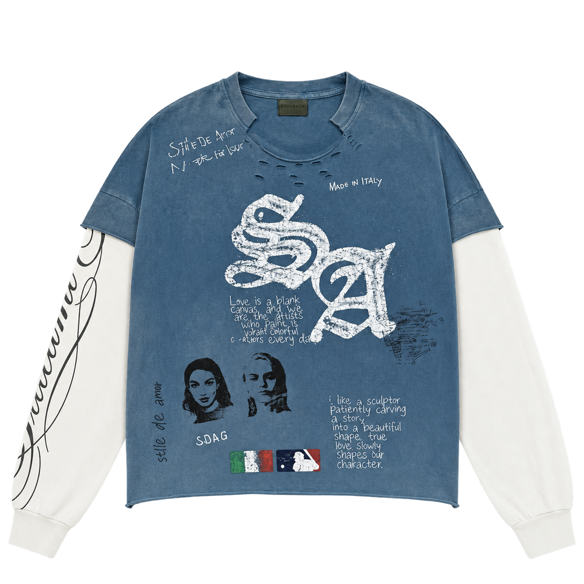 Stile De Amor Galleria SQAUDRA LONGSLEEVE 'Navy'