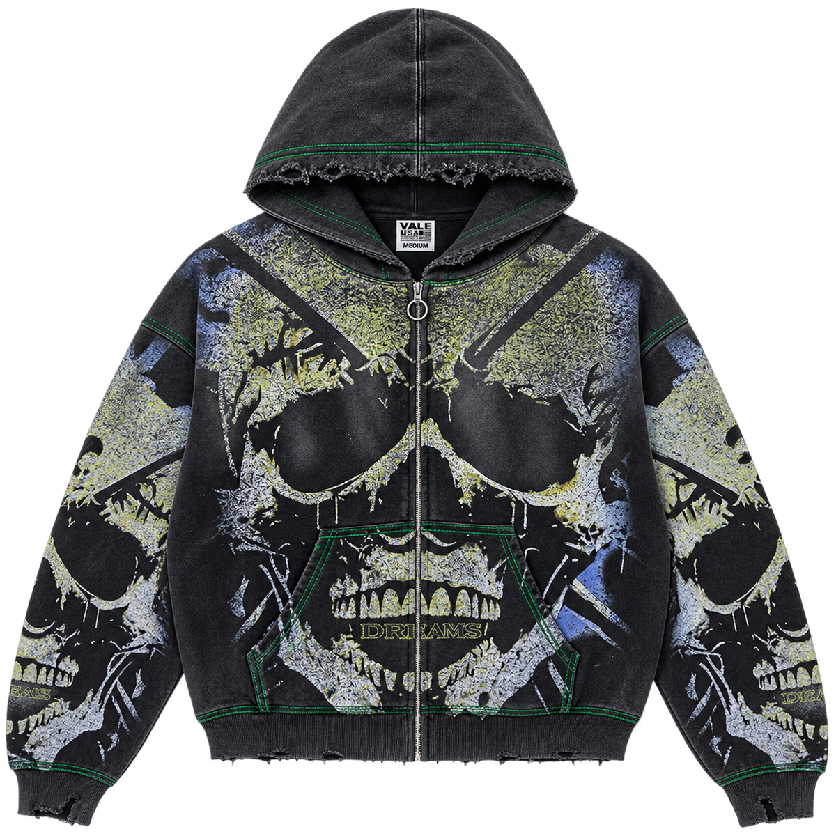 Vale Forever Gravedigger Zip Up 'Black