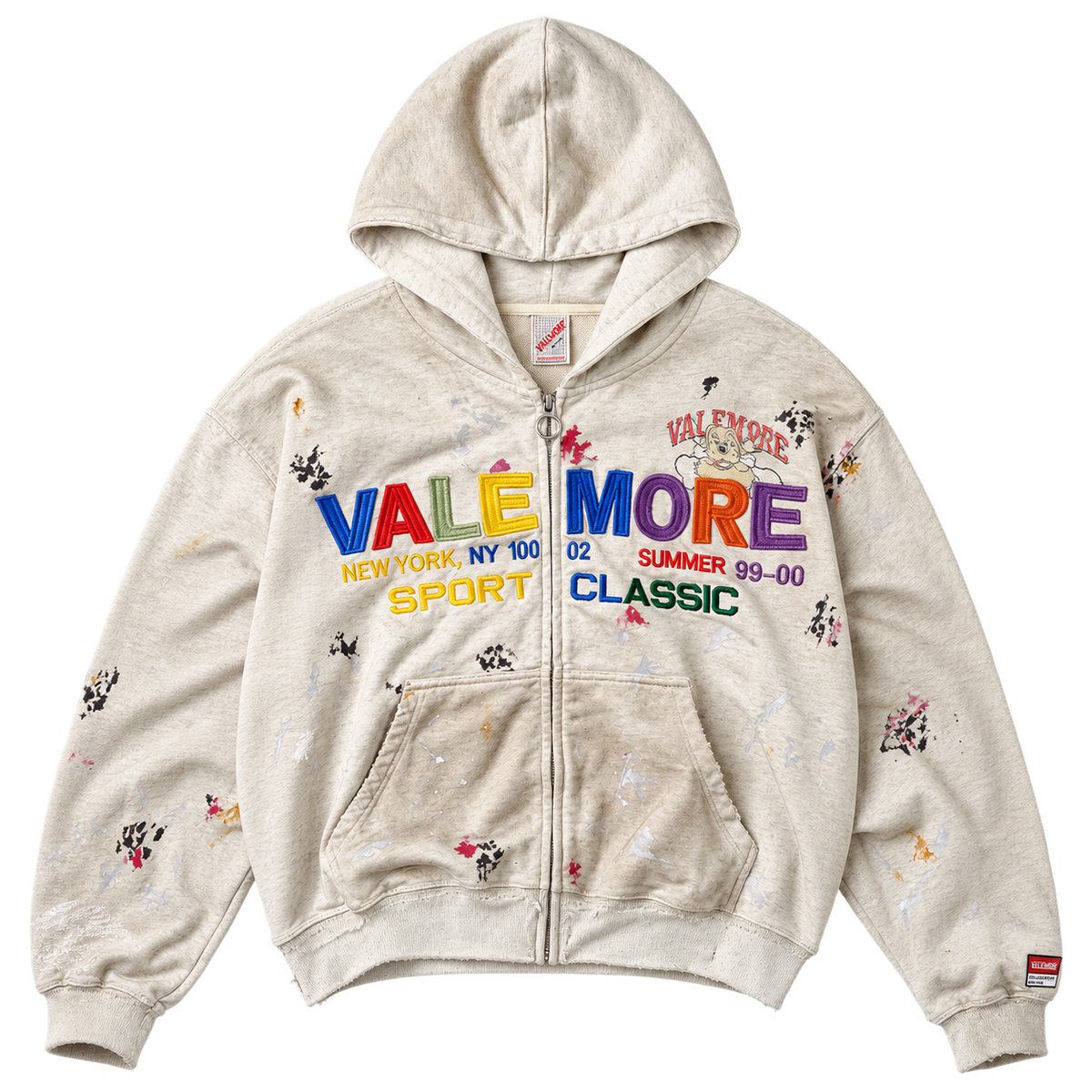Vale Forever Sunday Zip Up Hoodie 'White'