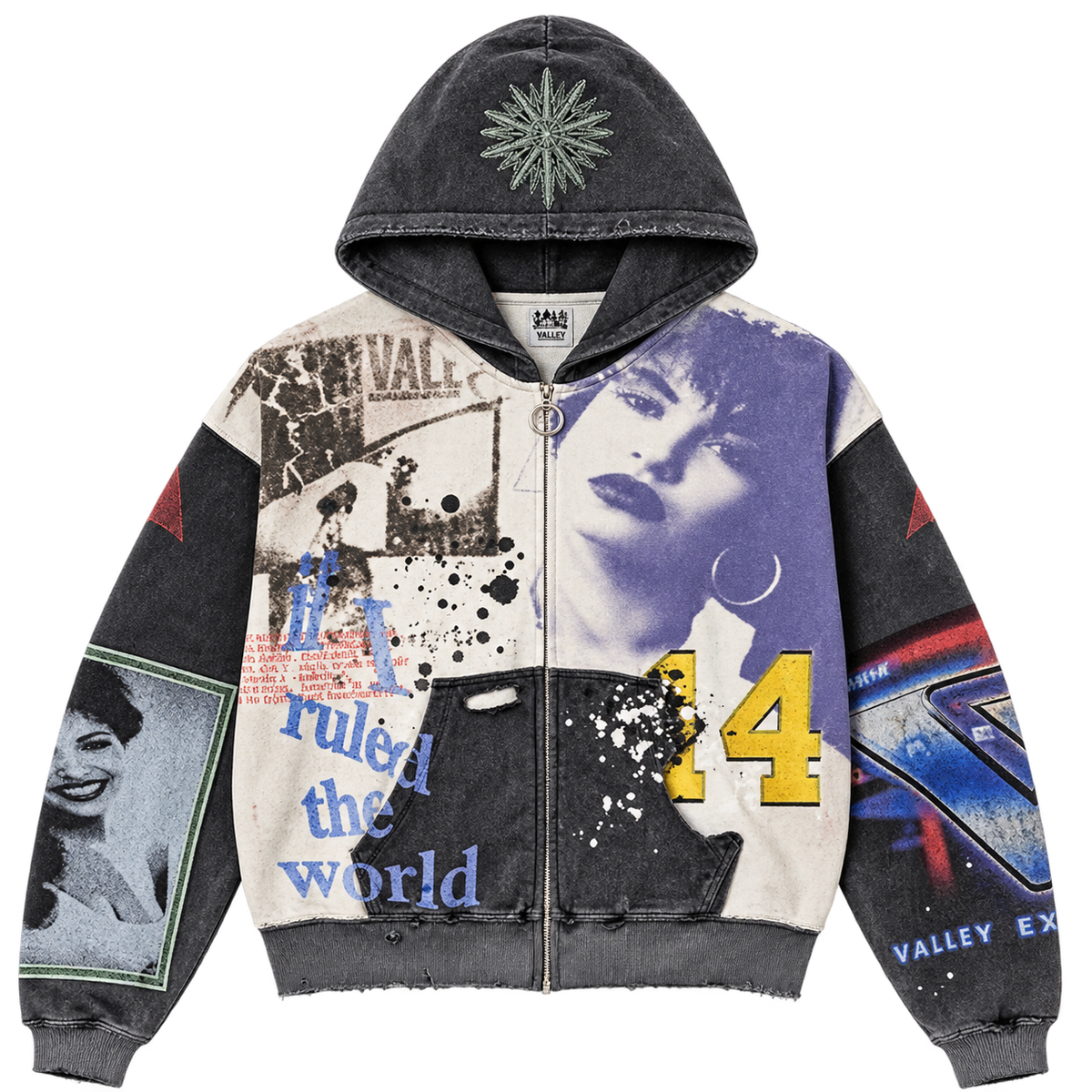 Vale Forever Noise Zip Up Hoodie