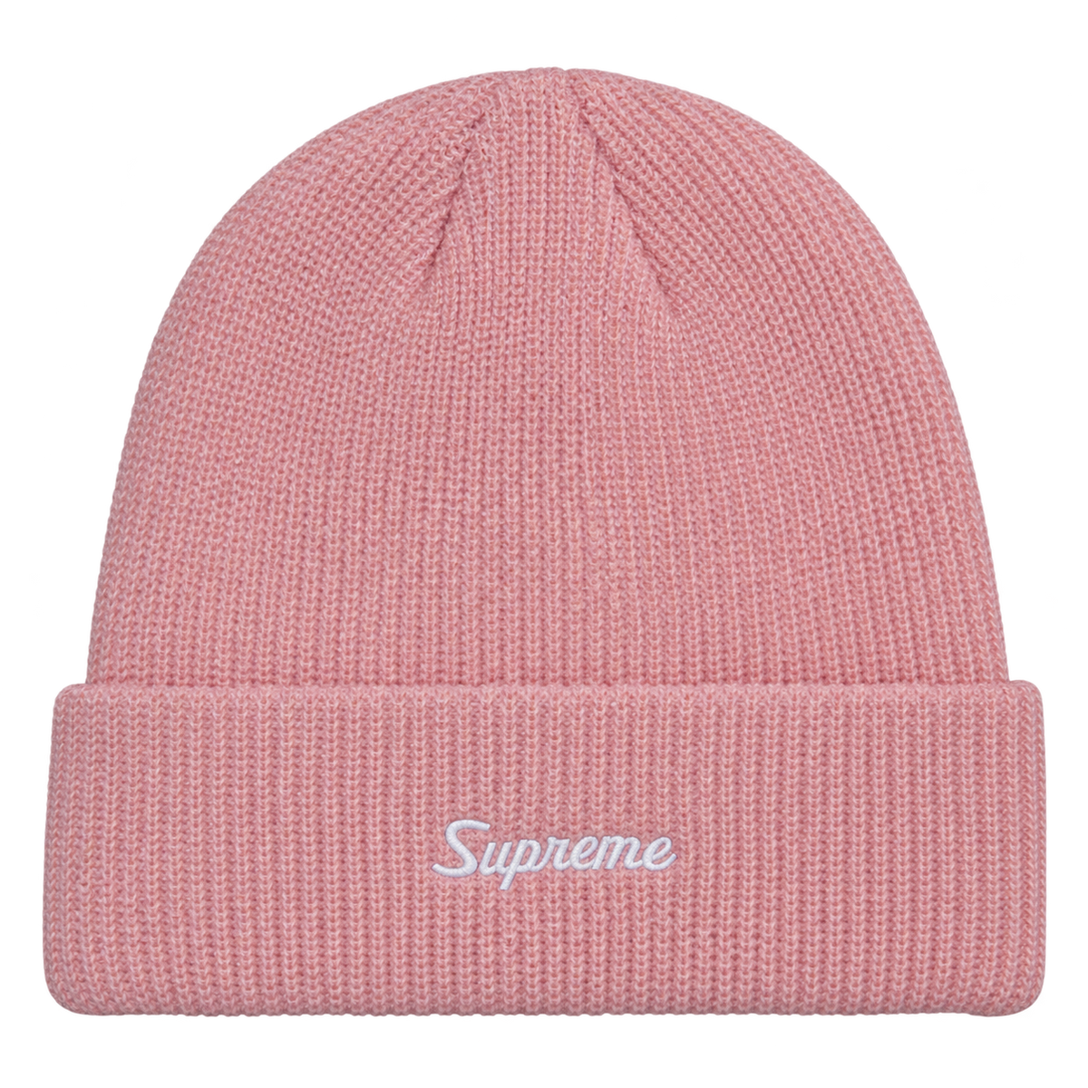 Supreme Loose Gauge Beanie 'Pink'