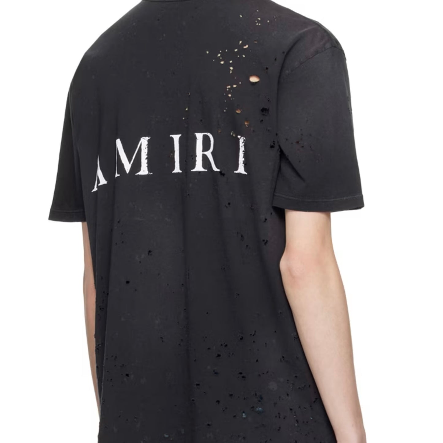 Amiri 'Shotgun' Tee (Faded Black)