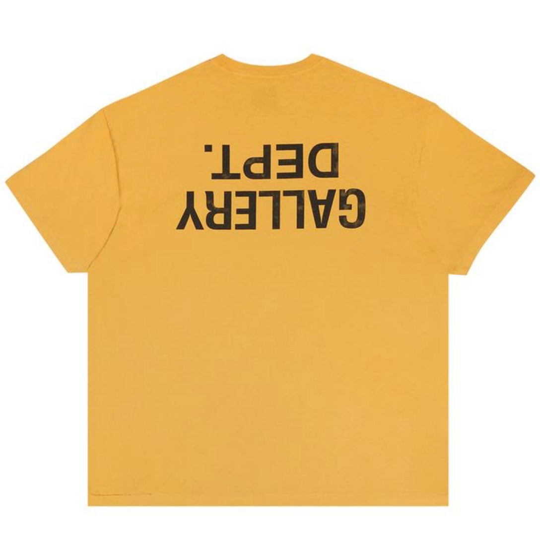 Gallery Dept. F-cked Up Logo T-Shirt Yellow