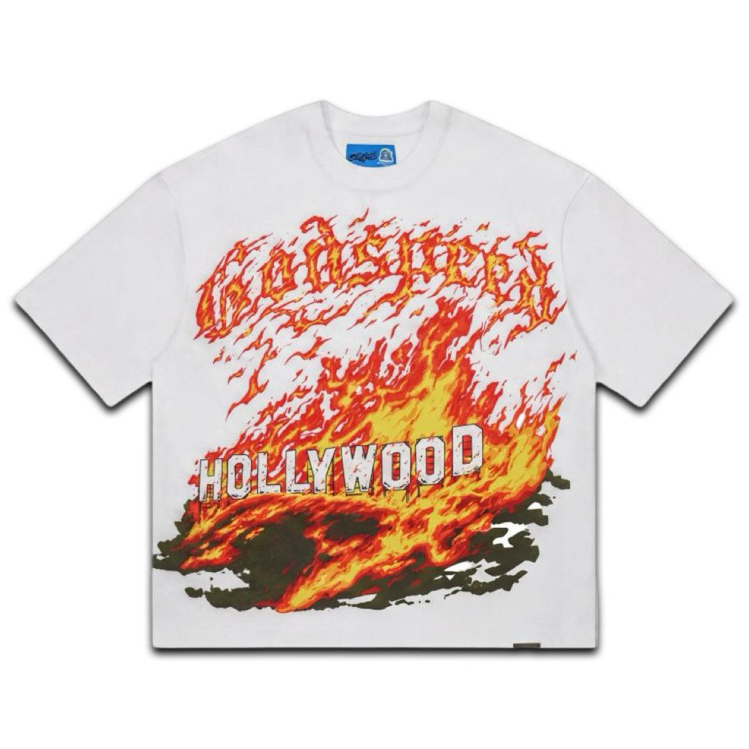 Godspeed Hollywood Inferno Tee (White)