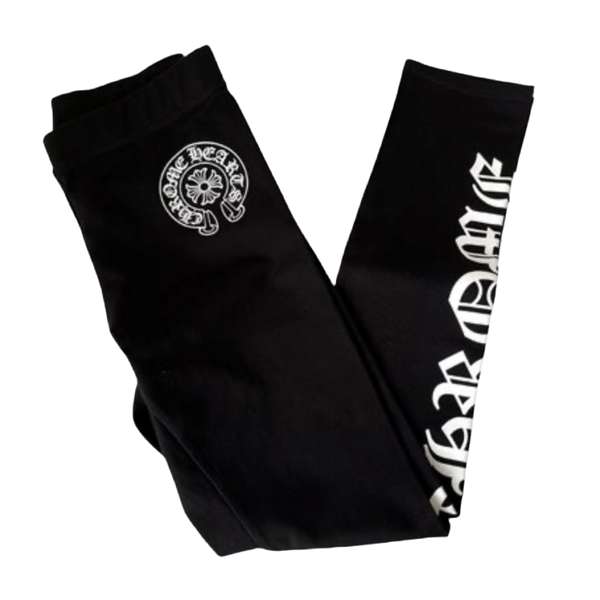 Chrome Hearts Horseshoe Leggings (Black)