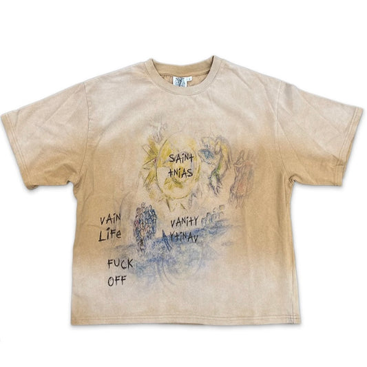 Saint Vanity F*ck Off Tee (Faded Tan)