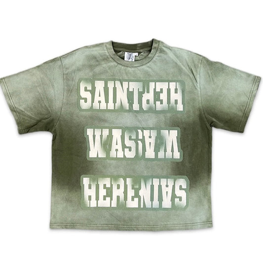 Saint Vanity Was Here Tee (Green)