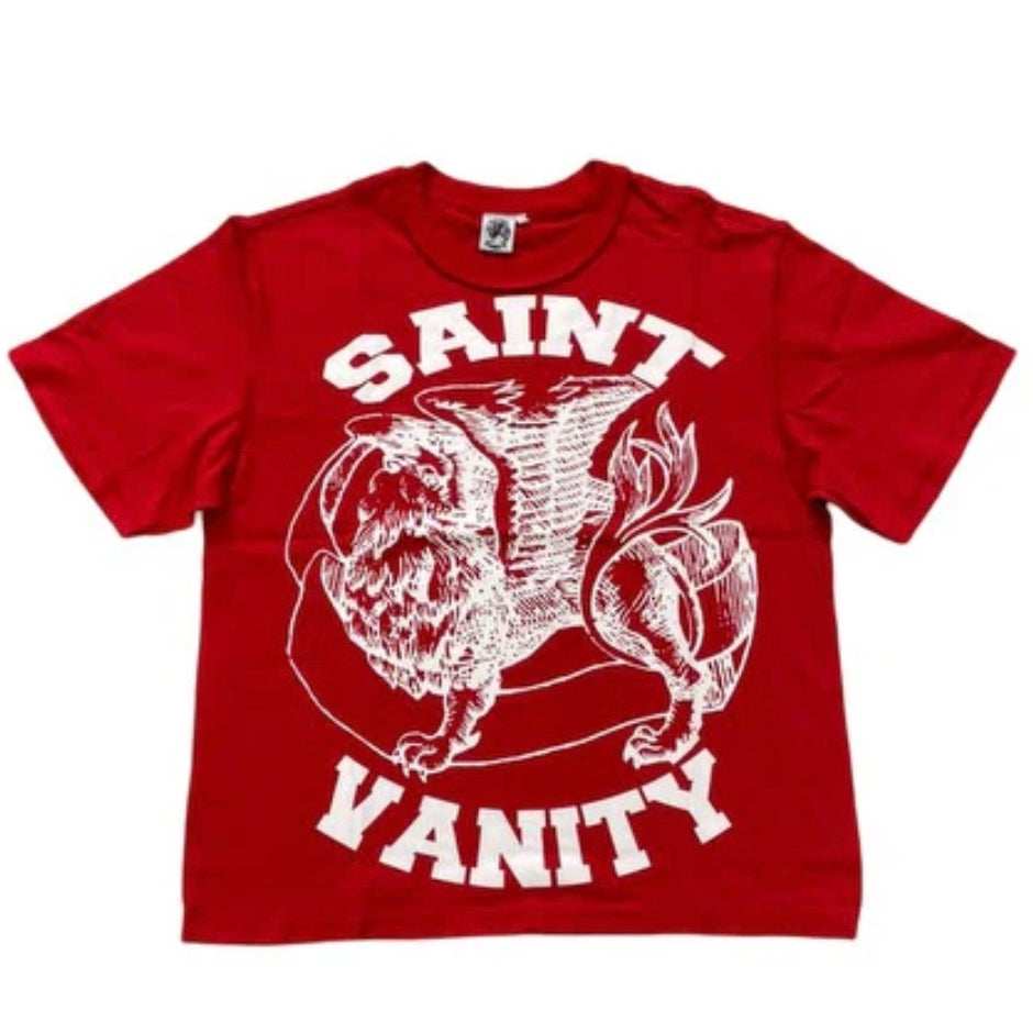 Saint Vanity Red & White Tee