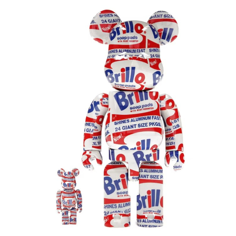 Bearbrick x Andy Warhol Brillo (2022) 400%