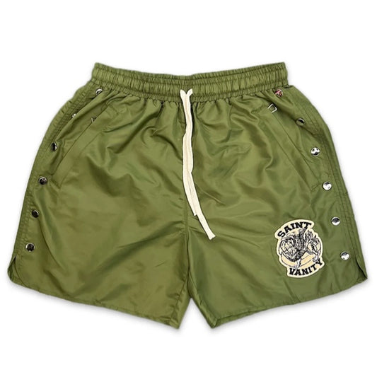 Saint Vanity Wind Breaker Shorts (Green)