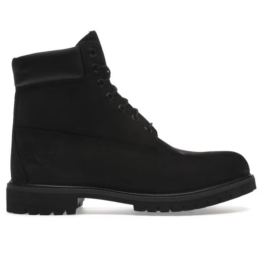 Timberland 6” Black Nubuck Premium Boot