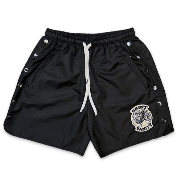 Saint Vanity Wind Breaker Shorts (Black)