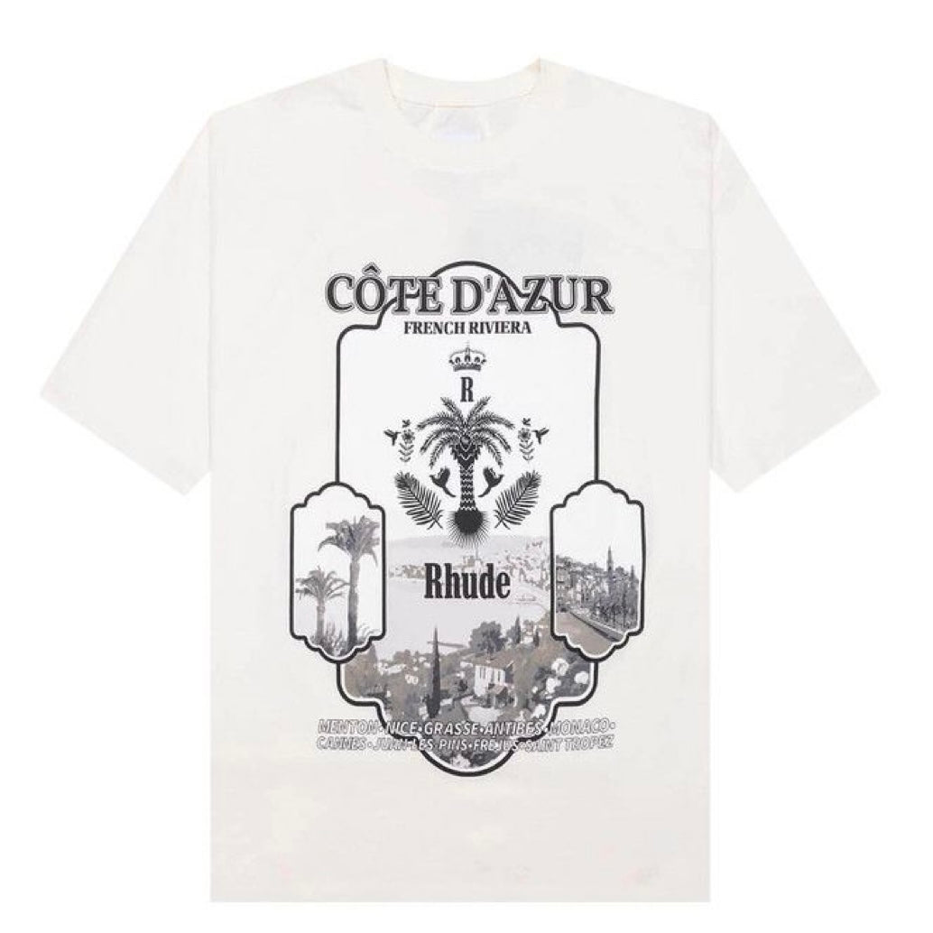 Rhude Azur Mirror T-Shirt "Off-White"