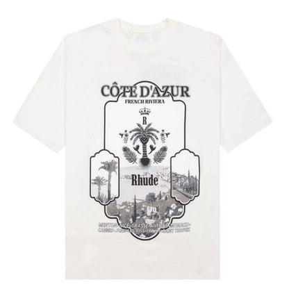 Rhude Azur Mirror T-Shirt "Off-White"