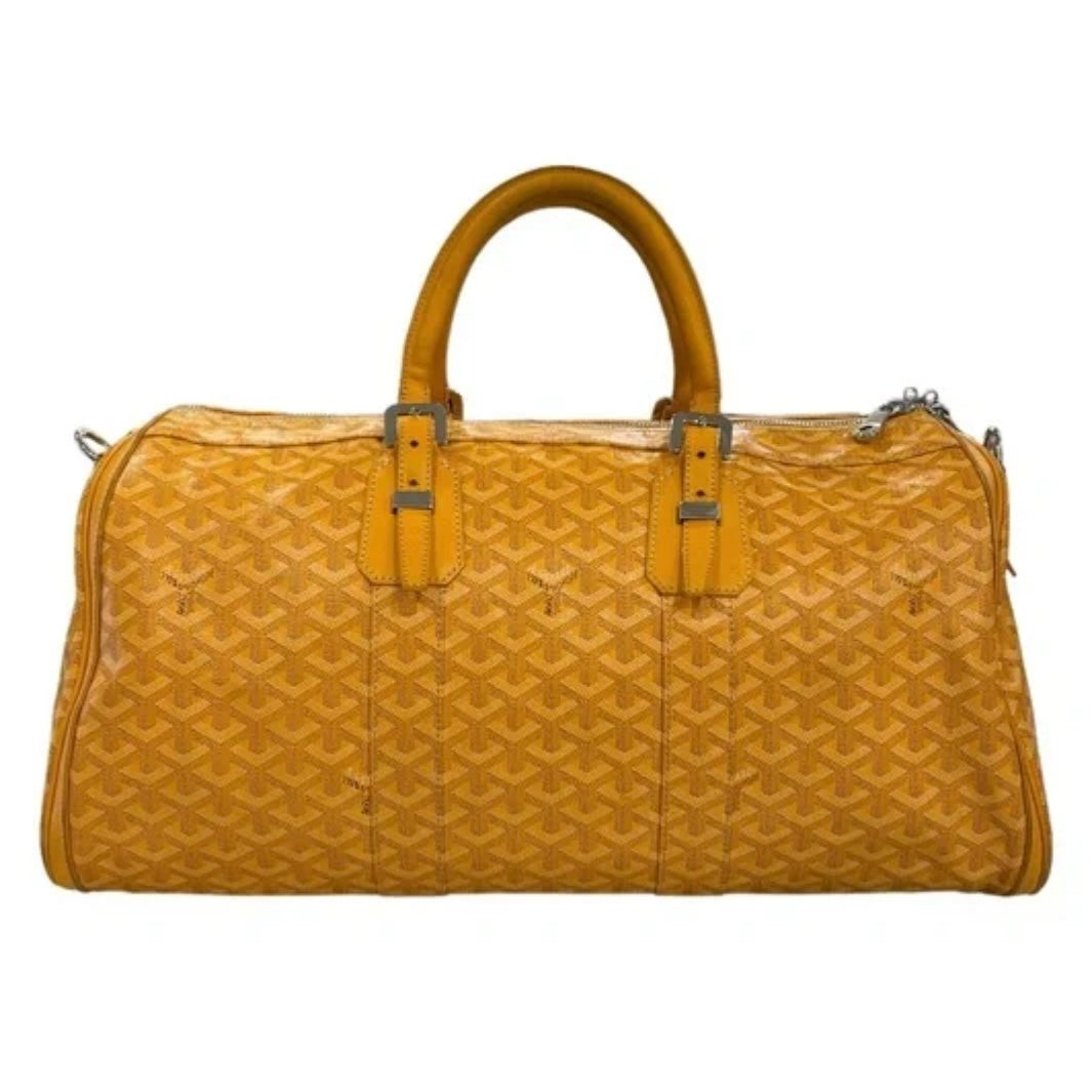 Goyard Croisiere 50 Duffle Bag "Mustard"