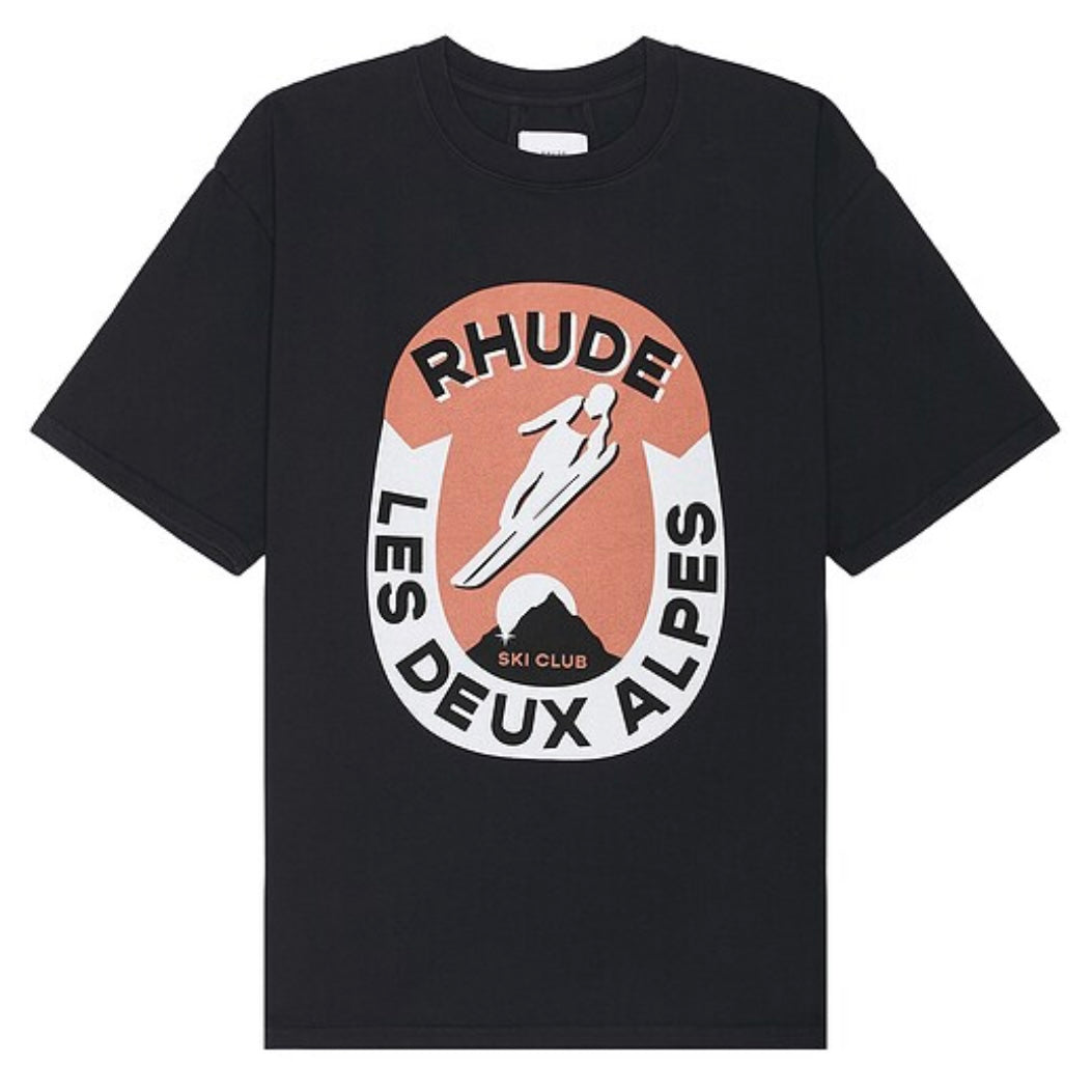 Rhude Les Deux Alpes Logo Tee