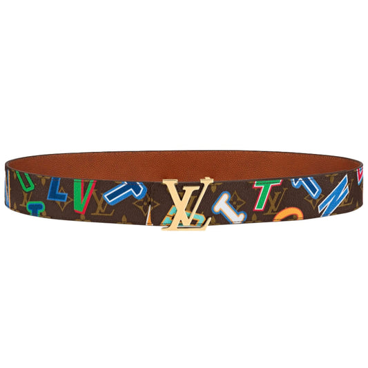 Louis Vuitton x NBA LV Initiales Reversible Belt 40 MM Monogram "Brown"